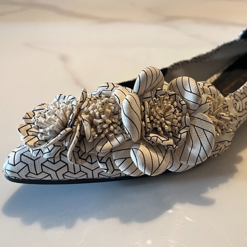 Daniele Ancarani Italian Leather Flats - Sz 38.5 - Picture 4 of 8